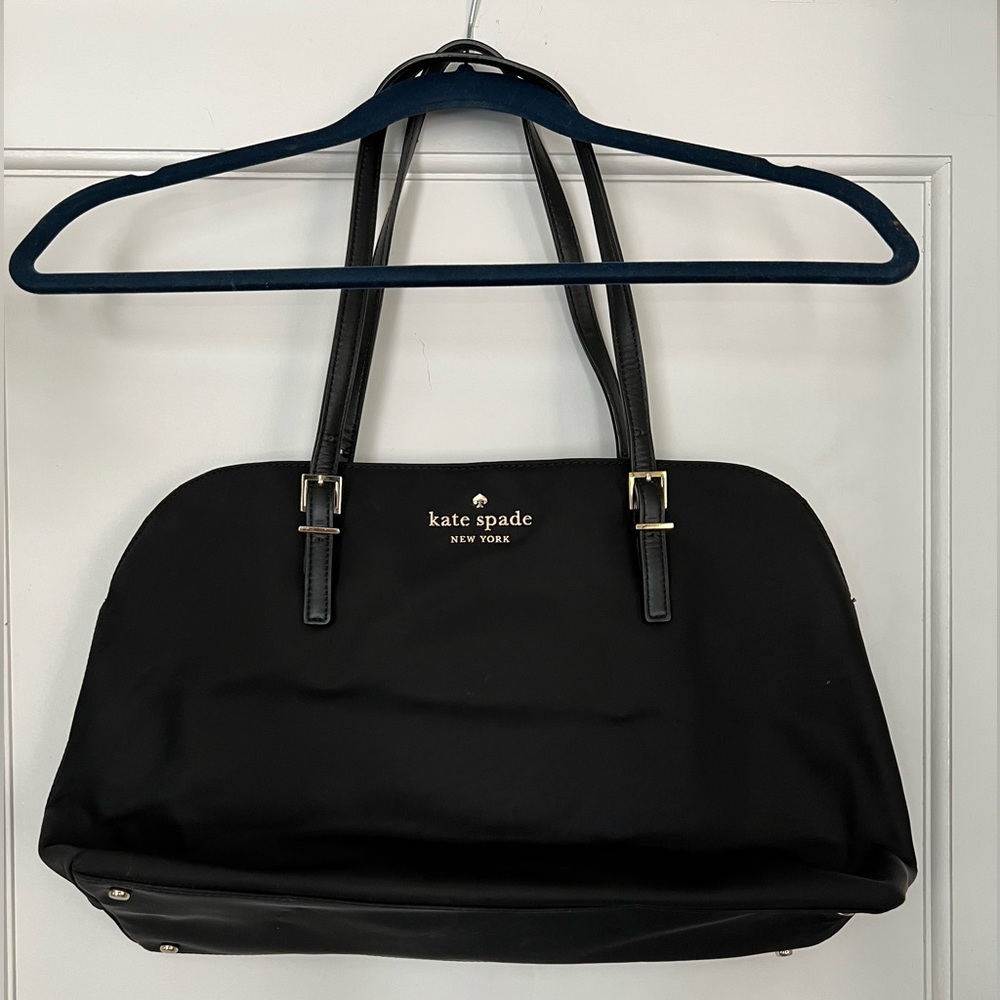 Kate Spade Black Nylon Tote